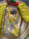 Floral Beauty Enhanced with sparkling stone work