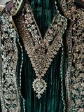 Timeless Grace in Crushed Velvet with Mirror & Dori Detailing