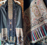 Pashmina Perfection: Pakistani Prints with Handwork Detailing