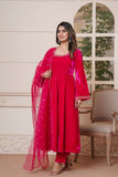 Luxurious Velvet Anarkali Suit