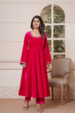 Luxurious Velvet Anarkali Suit