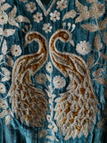 Graceful Elegance with Zari Embroidery & Velvet Accents