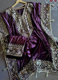 Velvet Majesty with Exquisite Gotta Patti Details