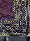 Velvet Majesty with Exquisite Gotta Patti Details