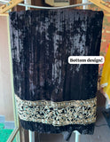 Timeless Grace in Crushed Velvet with Mirror & Dori Detailing