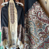 Pashmina Perfection: Pakistani Prints with Handwork Detailing