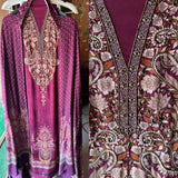 Pashmina Perfection: Pakistani Prints with Handwork Detailing (pink)