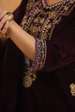 Regal Velvet Suit with Moti, Sequin & Embroidery Work