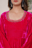 Luxurious Velvet Anarkali Suit