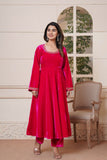 Luxurious Velvet Anarkali Suit