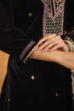 Regal Velvet Suit with Moti, Sequin & Embroidery Work