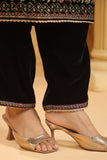 Regal Velvet Suit with Moti, Sequin & Embroidery Work
