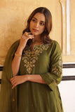 Russian Silk Anarkali Suit Set