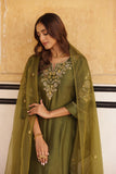 Russian Silk Anarkali Suit Set
