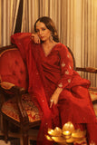Luxurious Russian Silk Kurta Set with Coordinated Pant and Dupatta