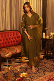 Luxurious Russian Silk Kurta Set with Coordinated Pant and Dupatta