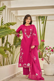 Floral Charm in Cotton Kurti Set