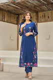 Floral Charm in Cotton Kurti Set