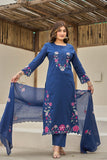 Floral Charm in Cotton Kurti Set